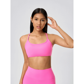 JupiterGear Crisscross Cami (Color: Fuchsia Pink, size: 4)