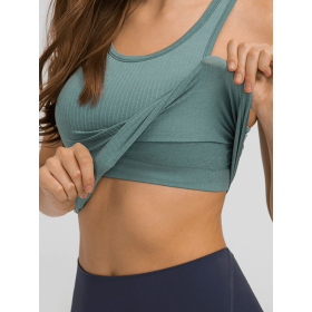 JupiterGear Round Neck Racerback Tank (Color: Turquoise, size: 10)