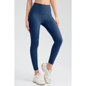 JupiterGear High-Waisted Classic Leggings (Color: Dark Blue, size: M)